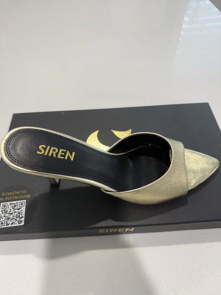 Brand new - size 37 gold Siren mules (Andrea Biani) Carousel 2