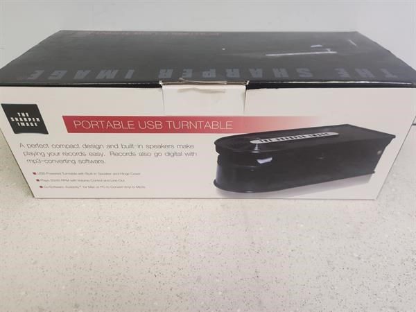 Turntable Usb Recorder The Sharper Image B1773101-1 Carousel 1