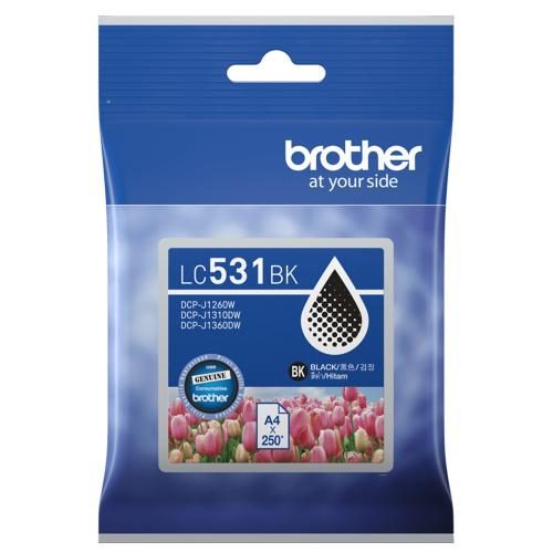 Brother LC531BK Ink Cartridge - Black Yield -up to 250 Pages - for Brother Carousel 1