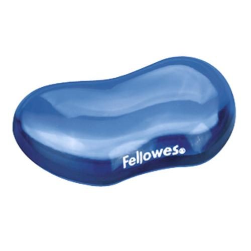 Fellowes 91177 Ergonomics Gel Crystals Flex Wrist Rest Blue Mousepad Wrist Carousel 1