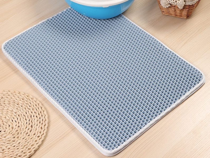 45 x 60cm Cat Litter Mat Cat EVA Sand Mat, Cat Litter Mat Water Resistan Carousel 1