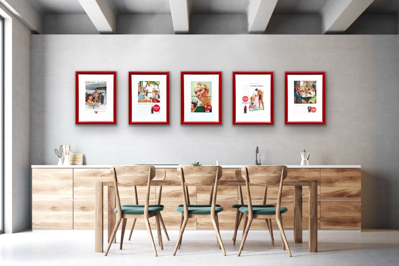 1940s-1950s Coca Cola Collection | Vintage Wall Art | Framed Print 1/15 Carousel 2