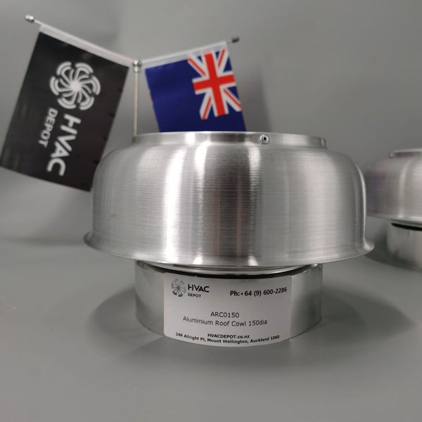 HYVENT Aluminium Roof Cowl 150dia Carousel 1