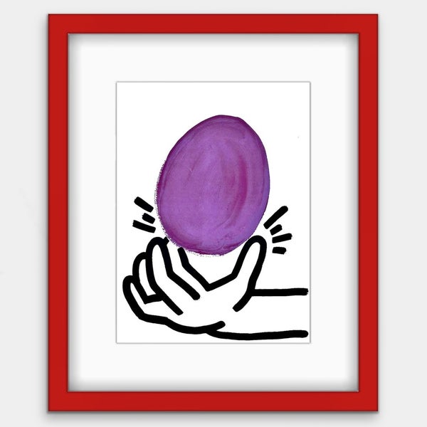 The Red & Blue Story No 20 | Vintage Wall Art | Framed Print 1/20 Carousel 1