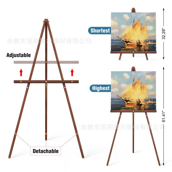 Aluminum Alloy Folding Easel – Portable Telescopic Display Stand Sketch & Art64240766887169110