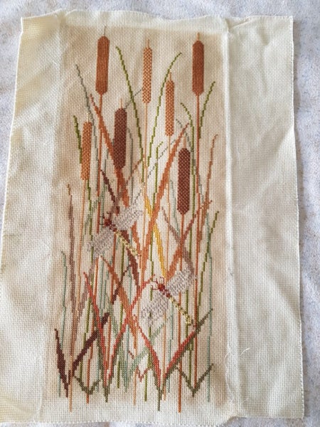 Lovley needlepoint dragonflies and rushes Carousel 1