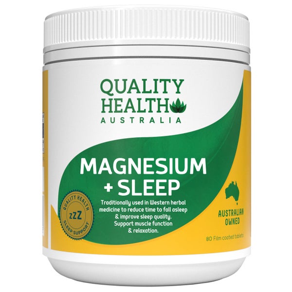 Quality Health Magnesium + Sleep Tablets 80 Carousel 1