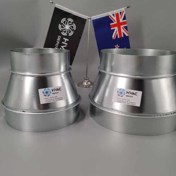 Galvanised Steel Reducer 250/200dia Carousel 1