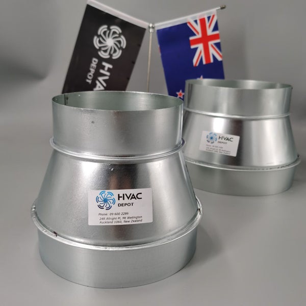 Galvanised Steel Reducer 250/200dia Carousel 2