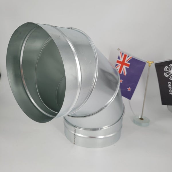 Galvanized Steel 90deg Fixed Bend 250dia Carousel 2