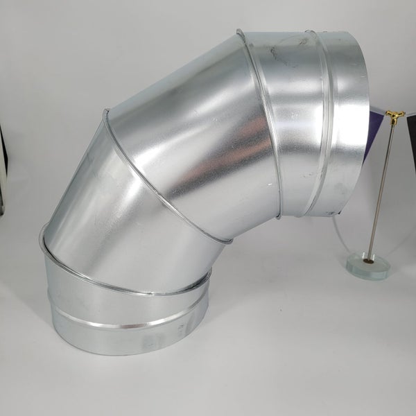 Galvanized Steel 90deg Fixed Bend 250dia Carousel 1