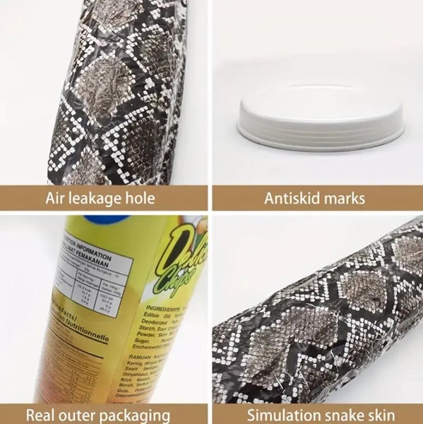 Promotion! Novelty Potato Chip Can Spring Snake Trick Toy Carousel 4