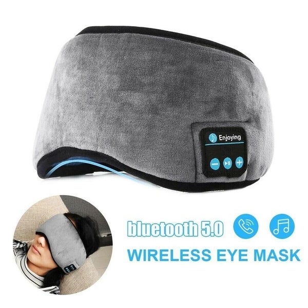 Wireless Bluetooth Stereo Eye Mask Headphones Sleep Band #AC103 Carousel 1