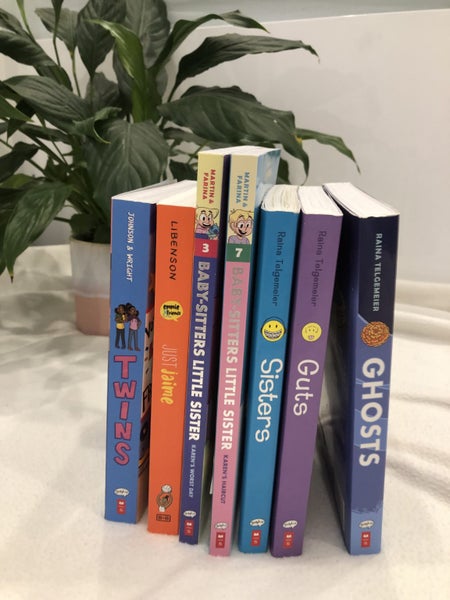 7 Graphic novels Raina telgemeier plus others. Carousel 1