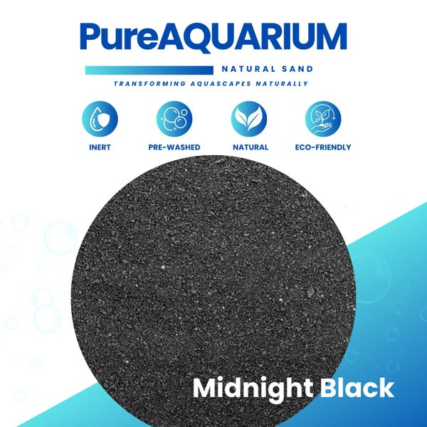 PureAquarium Natural Sand - Midnight Black Carousel 5