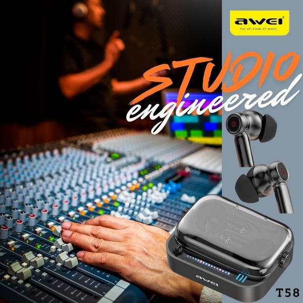 Earbuds MaxPro - Experience Powerful 13mm Drivers - Retro Design Charging Case64424151439105112