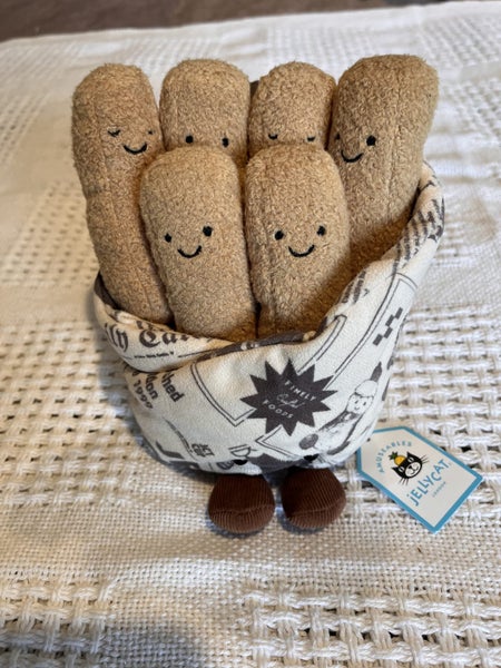 Jellycat Amuseables Cosy Chips - London Exclusive - Fish & Chips Experience Carousel 2