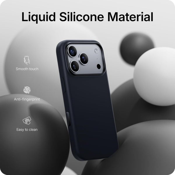 iPhone 17 Pro Max Magsafe Liquid Silicone Slim Soft Cover Magnetic Case Green Carousel 2