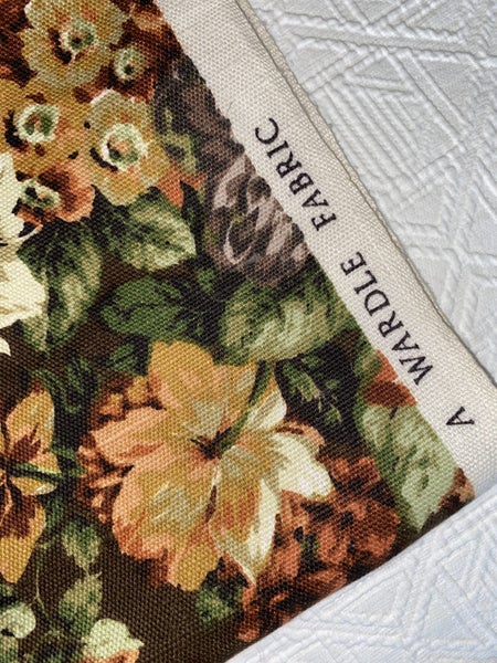 A Wardle heavy cotton fabric 1.95 meters x 128 cm width Carousel 2