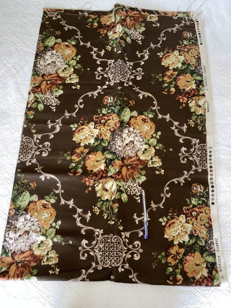 A Wardle heavy cotton fabric 1.95 meters x 128 cm width Carousel 1