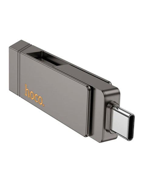 Hoco USB-A & USB-C High Speed 64GB Flash Drive (UD15) - Grey Carousel 2