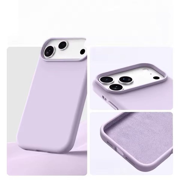 iPhone 17 Pro Max Magsafe Liquid Silicone Slim Soft Cover Magnetic Case LILAC Carousel 2