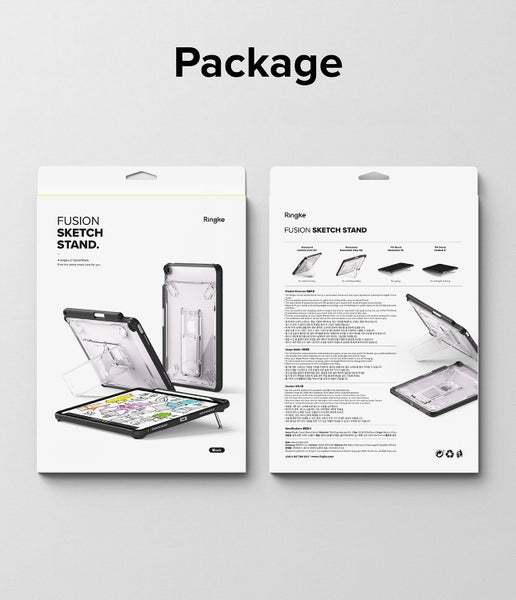 iPad Air 11" (M3/M2/4th/5th) Fusion Sketch Stand Black Case by Ringke Carousel 15