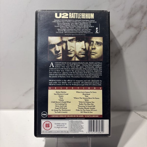 U2 - Rattle & Hum • VHS Carousel 2