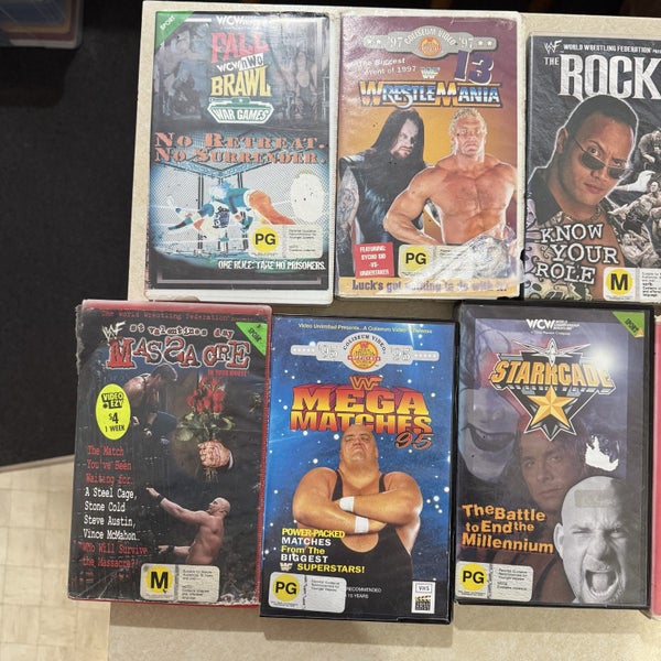 bulk lot wrestling vhs Carousel 2