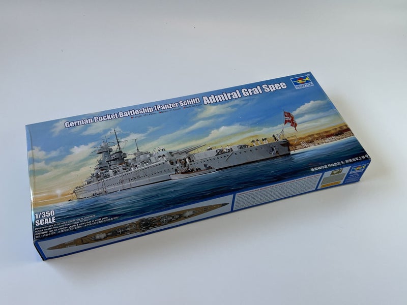 Trumpeter 1/350 German Battleship Admiral Graf Spee WWII Warship Kit 05316 Carousel 2
