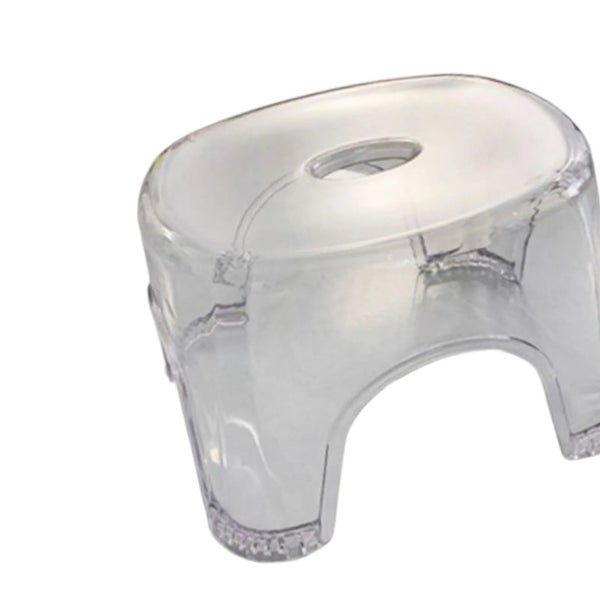 NNEOBA Bathroom Transparent Acrylic Non-slip Stool Carousel 2