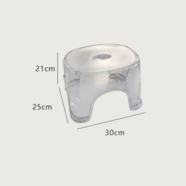 NNEOBA Bathroom Transparent Acrylic Non-slip Stool Carousel 6