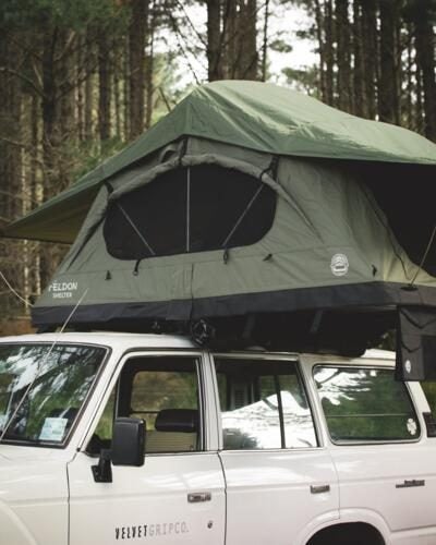 FELDON SHELTER CROW'S NEST REGULAR ROOFTOP TENT - GREEN Carousel 2