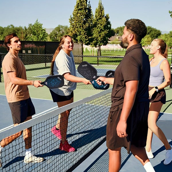 NNETM Pickleball Paddle Set 4-Pack Fiberglass Beginners Carousel 6