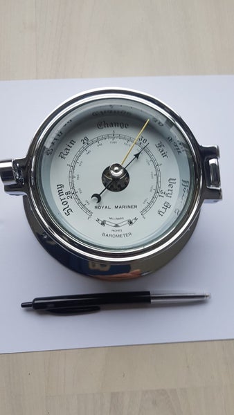 Royal Mariner® 140mm Tide clock + Barometer + Thermo /Hygro Royal Mariner NZ Carousel 5