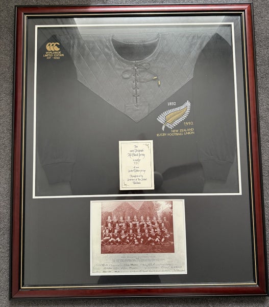 100 Year Commemorative All Blacks Jersey – Framed (287/1000)64172059753091110