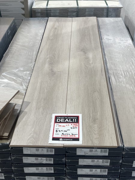 Laminate 10mm Long Boards Linen Oak Carousel 1
