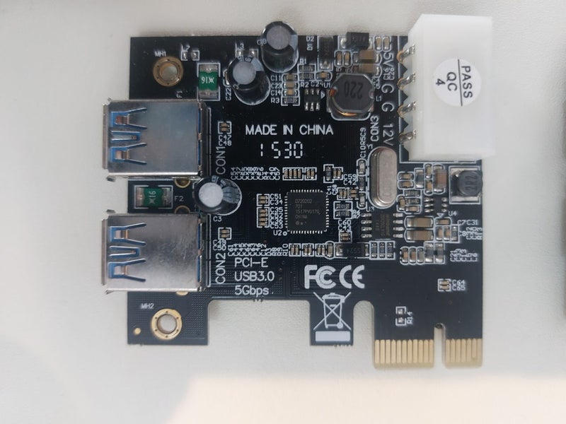 3x USB 3.0 5Gbps PCI-E expansion cards Carousel 1