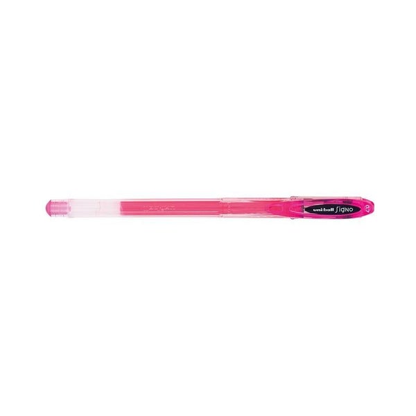 Acme Uni-ball Signo Fine 0.7mm Gel Pen Pink UM-120 Carousel 1