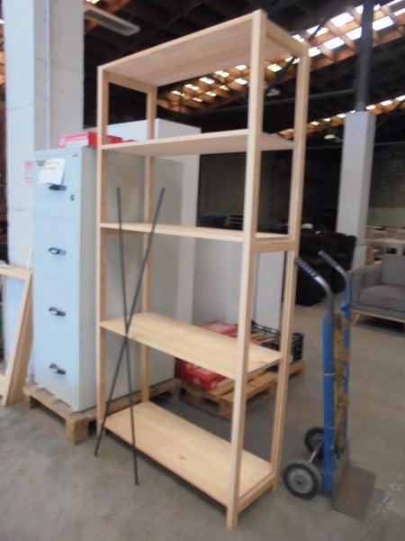 Lundia shelving-4 bays 2100x800/1000x381mm All open ends Carousel 1