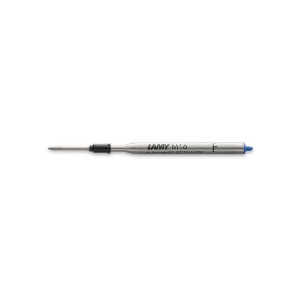 Lamy M16 Fine Blue Ballpen Refill - Waterproof Ink Carousel 1