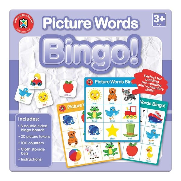 Acme Picture Words Bingo Game for Early Learners 1000376 Carousel 1