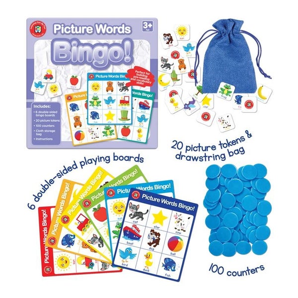 Acme Picture Words Bingo Game for Early Learners 1000376 Carousel 3