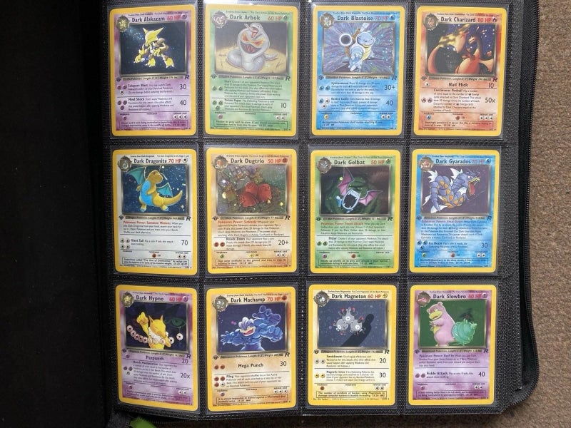 Complete Set Team Rocket 1st Edition Carousel 1