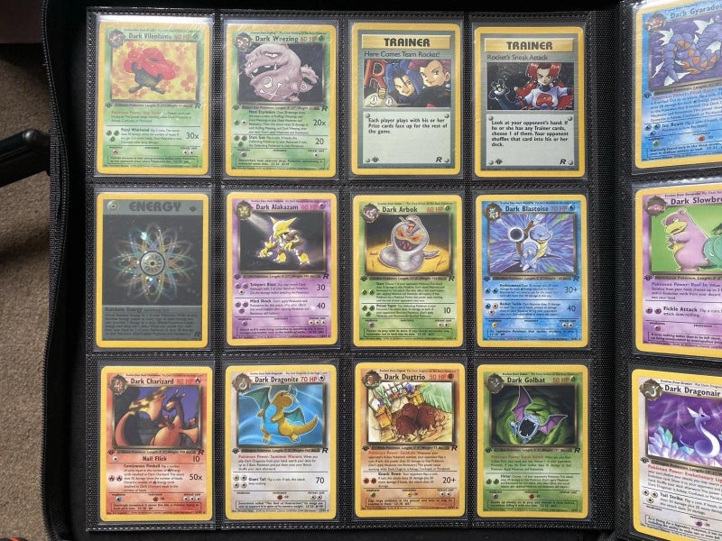 Complete Set Team Rocket 1st Edition Carousel 2