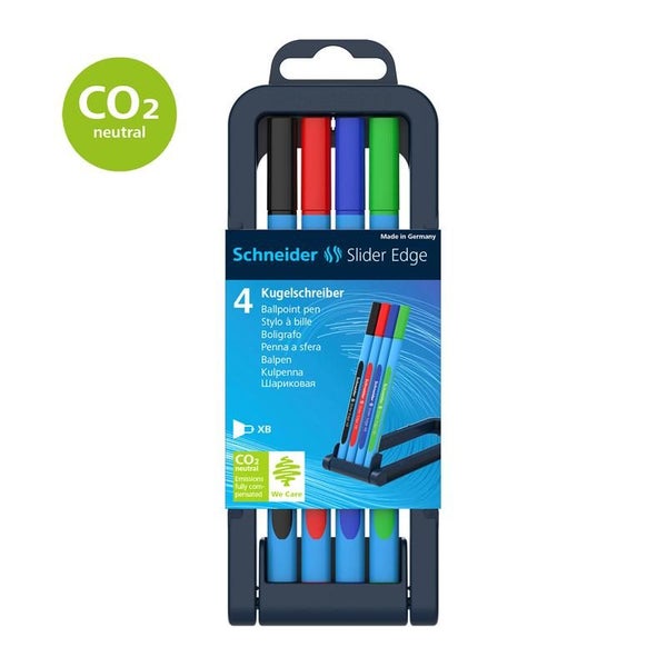 Schneider Slider Edge XB Ballpoint Pen Set, 4 Assorted Colors Carousel 1