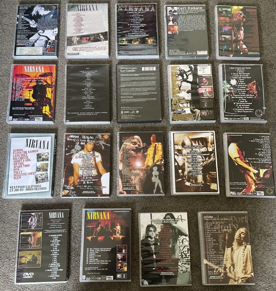 Nirvana & Kurt Cobain DVD Lot Carousel 2