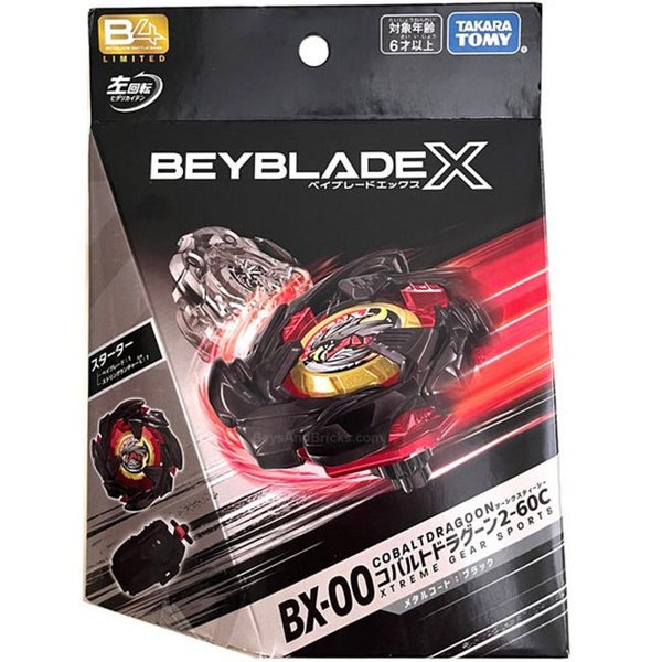 Beyblade X - Cobalt Dragoon 2-60C Metal Coat Black - Takara Tomy Carousel 2