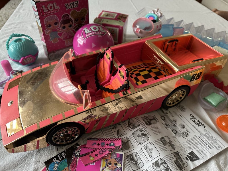 LOL car-pool coupe LOL dollhouse furniture torches and puzzles Carousel 2