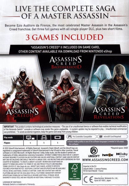 Assassin's Creed Ezio Collection Switch Carousel 2